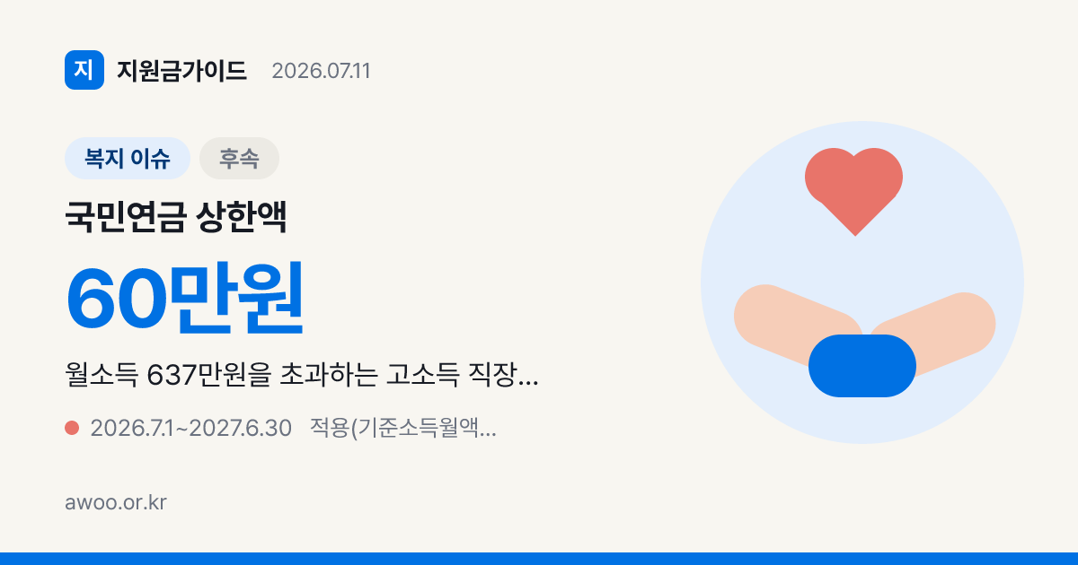 국민연금 상한 659만원, 직장인 보험료 얼마 오르나