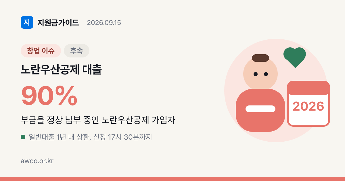 노란우산공제 대출은 얼마까지 될까, 환급금 90% 한도 계산법