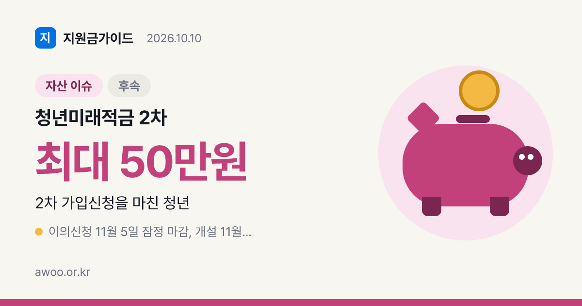 청년미래적금 2차 결과 확인부터 이의신청과 계좌 개설까지